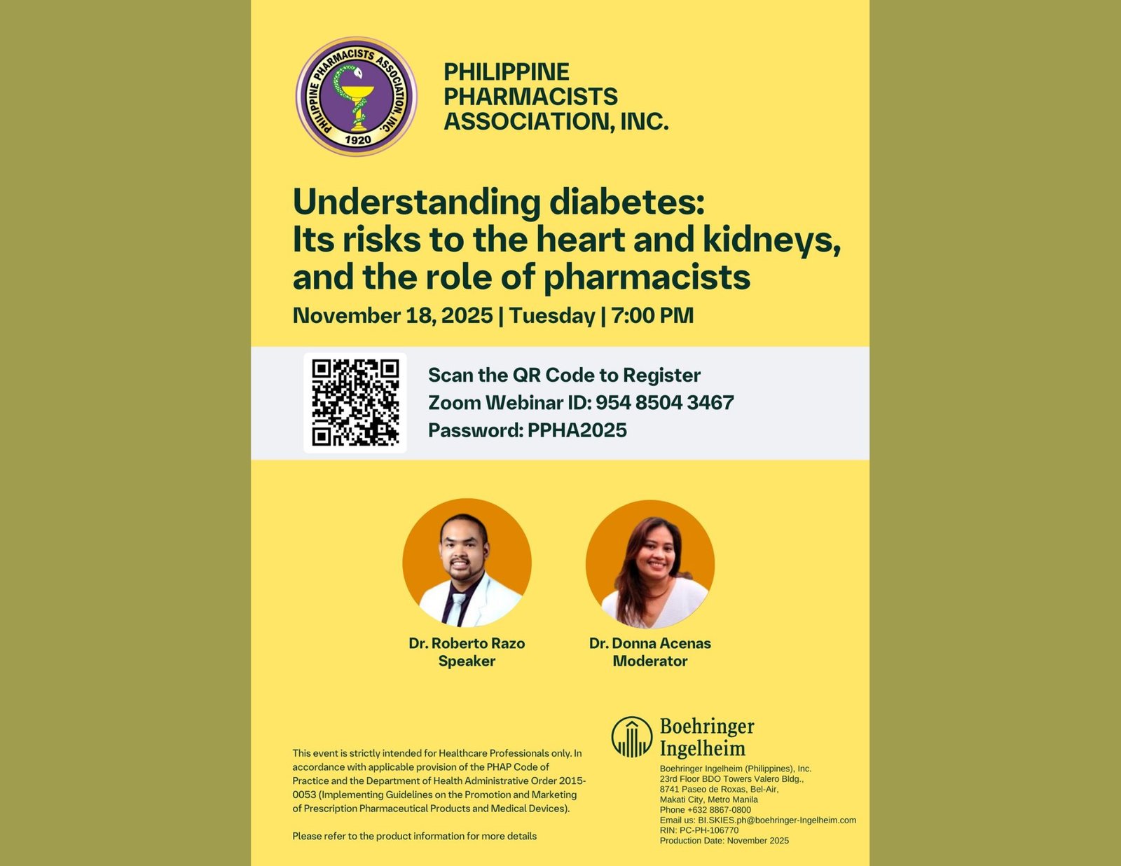 [Webinar] Understanding Diabetes: Its Risks to the Heart and Kidneys, and the Role of Pharmacists