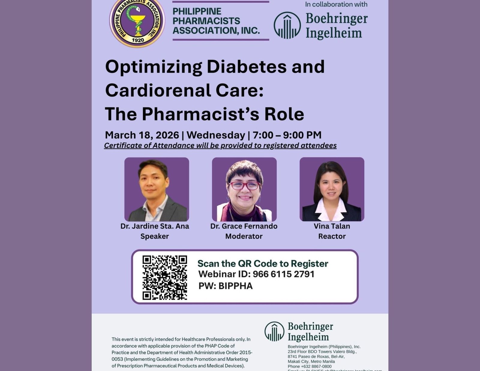 [Webinar] Optimizing Diabetes and Cardiorenal Care: The Pharmacists` Role